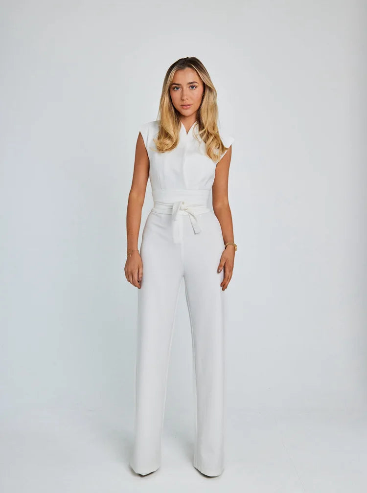 Stilla | Sculpting Without Sleeves Wide Leg Jumpsuit