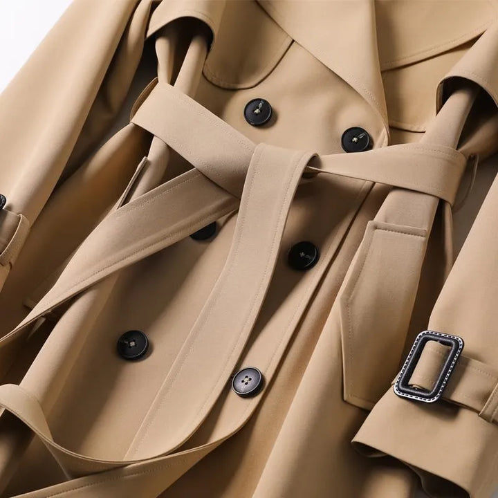 Stilla | Klassisk Trenchcoat Ambre