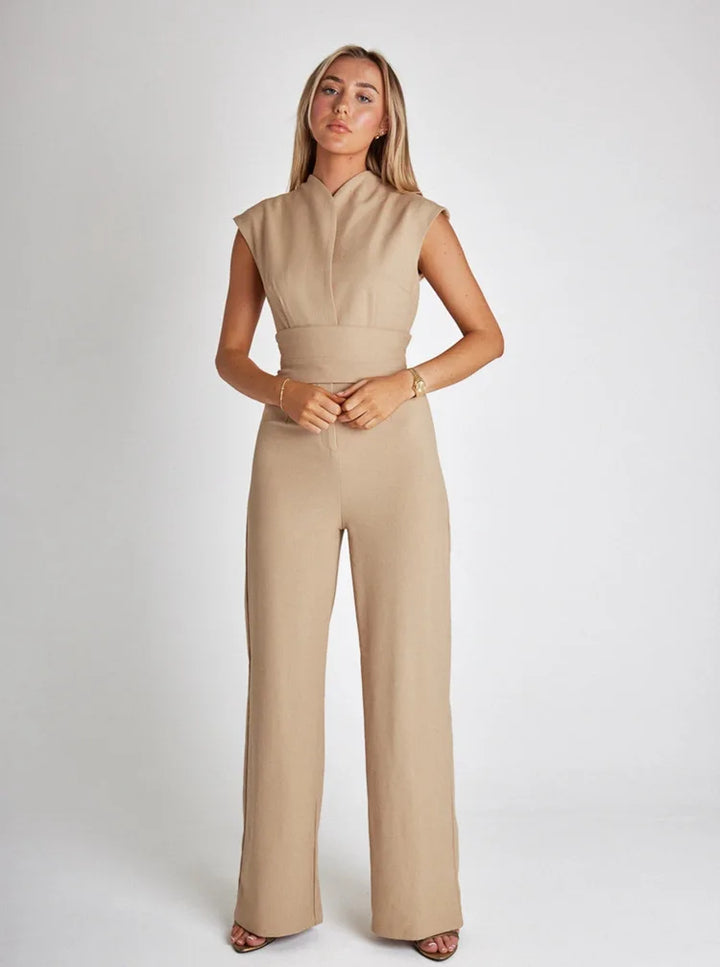 Stilla | Sculpting Without Sleeves Wide Leg Jumpsuit
