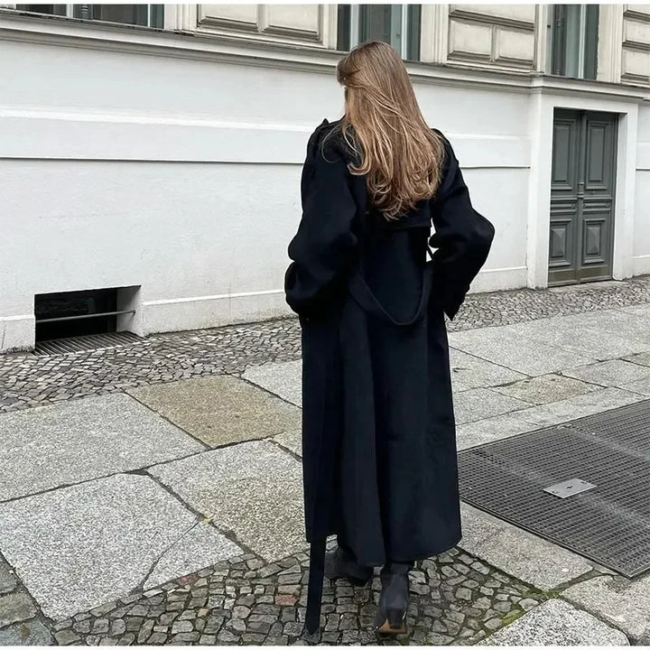 Stilla | Dobbeltbrystet uldblandingsfrakke