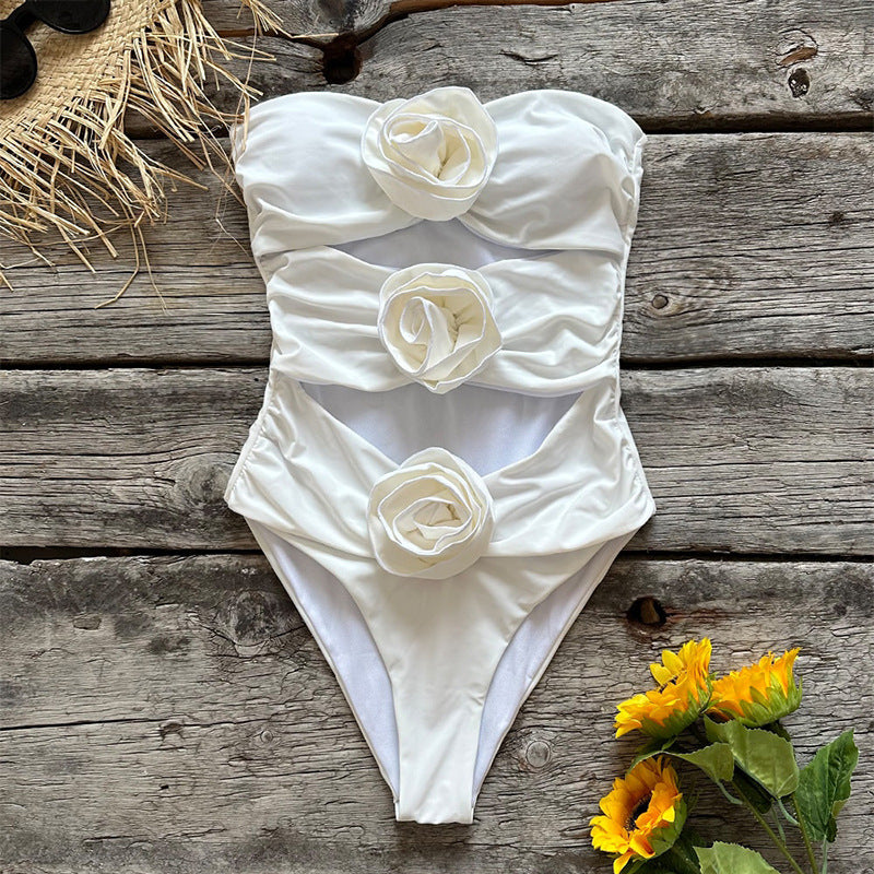 Stilla | Badedragt Enstykke Detaljer Blomsterbånd