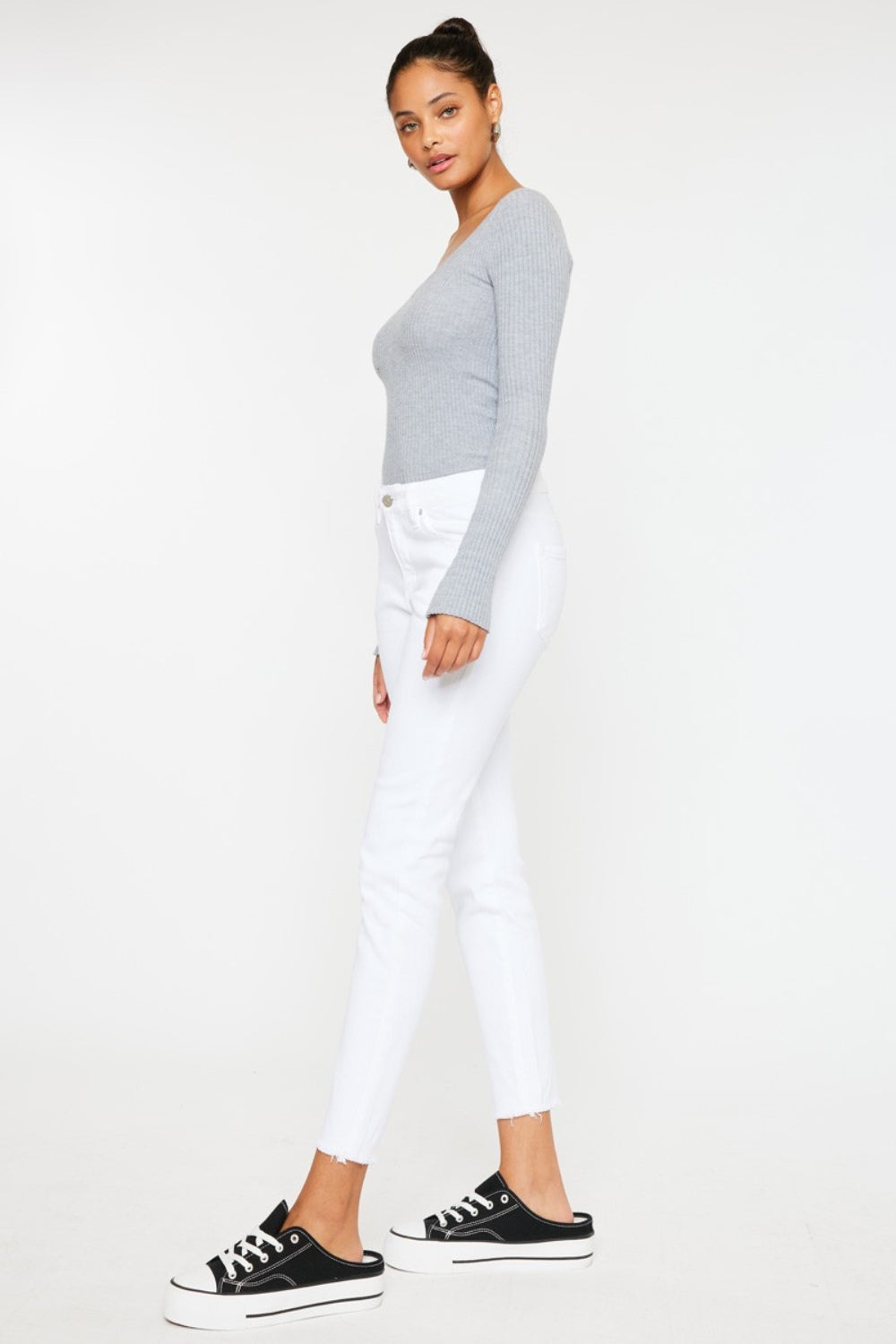 Stilla | Mid Rise Ankel Skinny Jeans