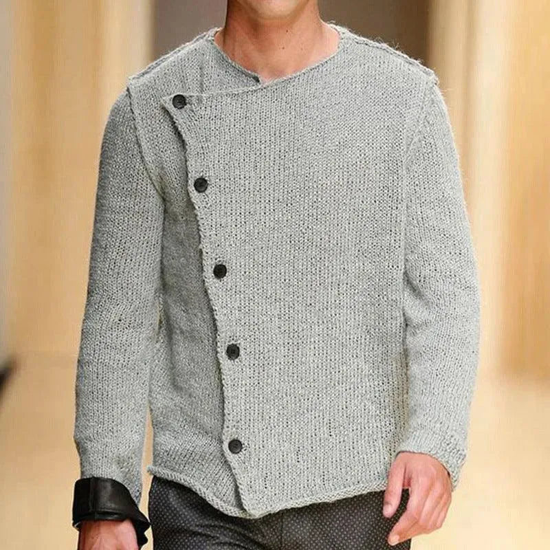 Stilla | Placket Herre Strikjakke Pullover