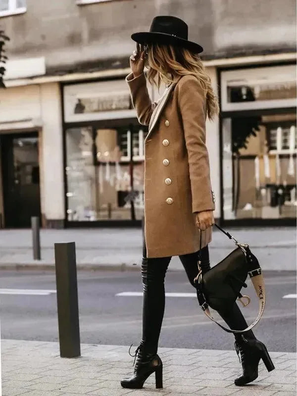 Stilla | Dobbeltžení Kvinder Uldfrakke