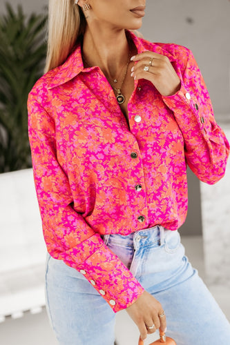 Stilla | Bluse Dame Sort I Business-stil Med Kort Mønster