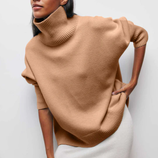 Stilla | Oversized Rullekrave sweater Ideel til vinteren