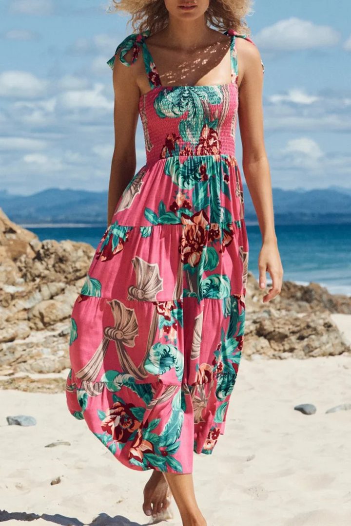 Stilla | Trykte Kjoler Med Fine Stropper og Pletter På Fashion Street