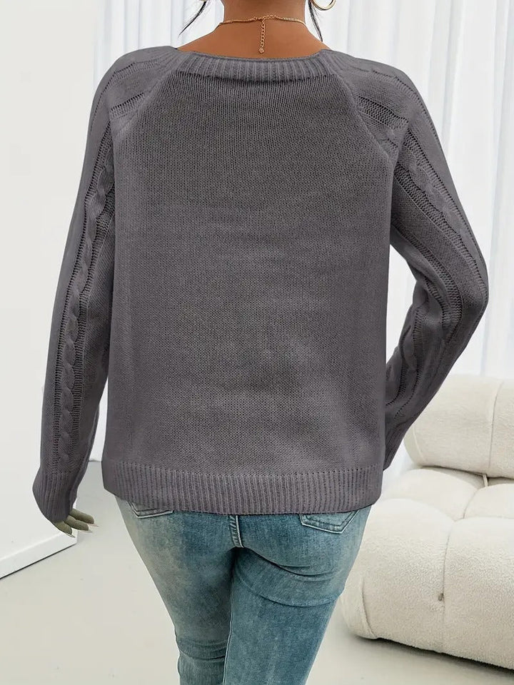 Stilla | Elegant Pullover Af Struktureret Strik
