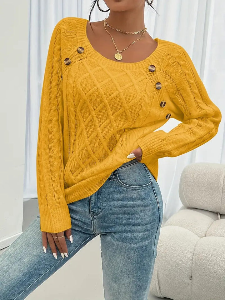 Stilla | Elegant Pullover Af Struktureret Strik