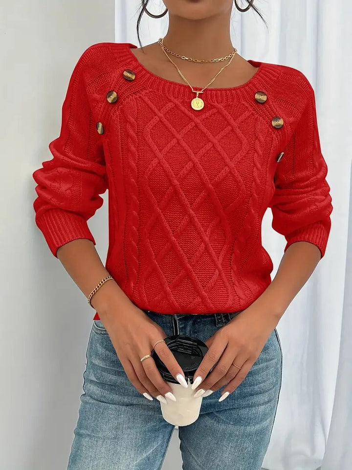 Stilla | Elegant Pullover Af Struktureret Strik