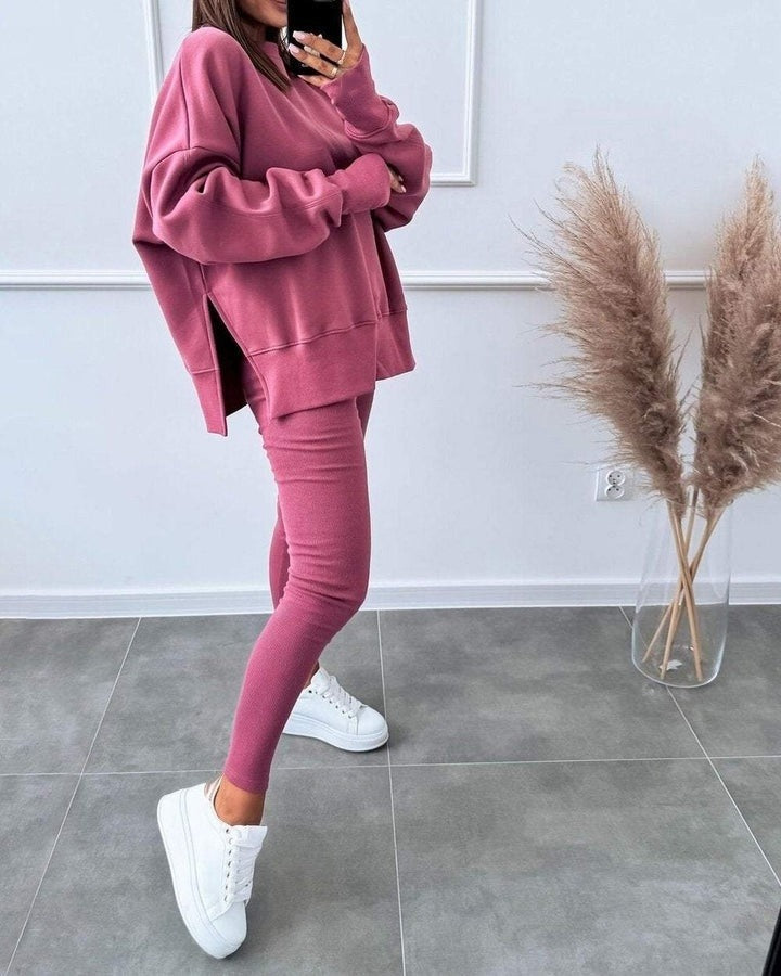 Stilla | Behageligt Efterårs Sweatshirt Sæt