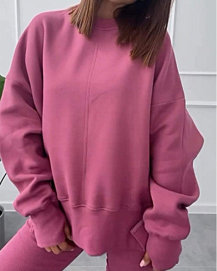 Stilla | Behageligt Efterårs Sweatshirt Sæt