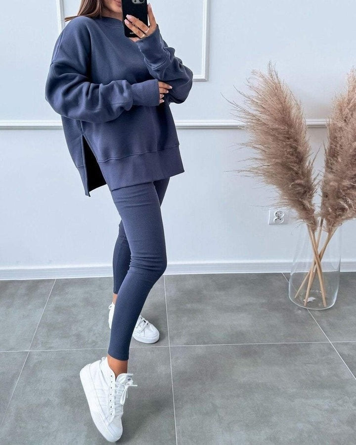 Stilla | Behageligt Efterårs Sweatshirt Sæt