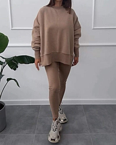 Stilla | Behageligt Efterårs Sweatshirt Sæt