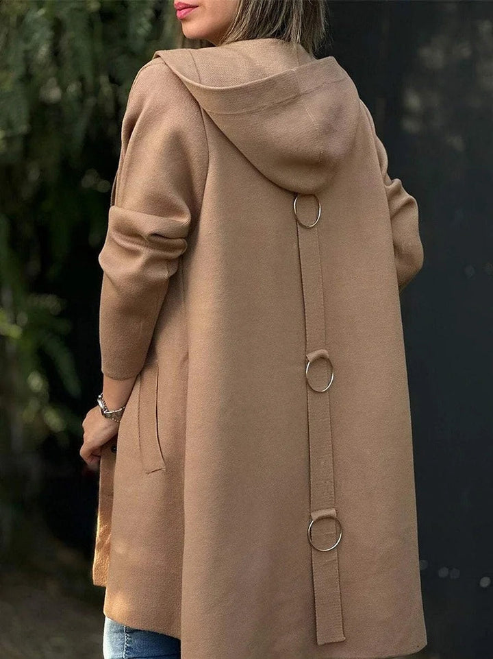 Stilla | Hættekappe til kvinder i ensfarvet