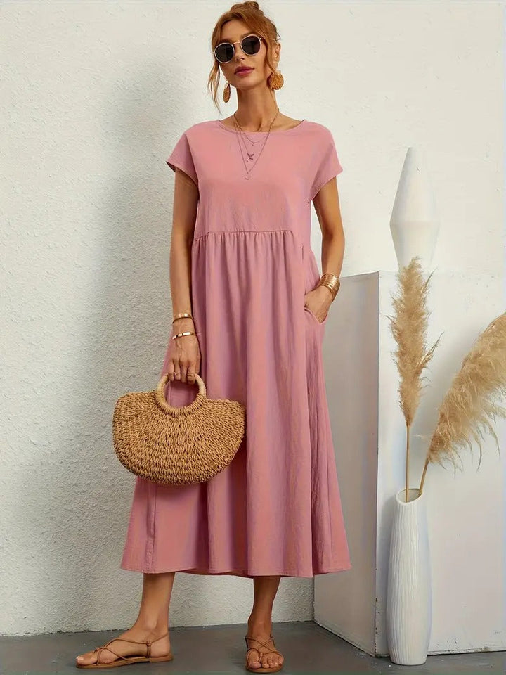 Stilla | Sommerkjole Med Solid Taske