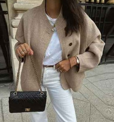 Stilla | Uldtrenchcoat Med Elegant Silhuet