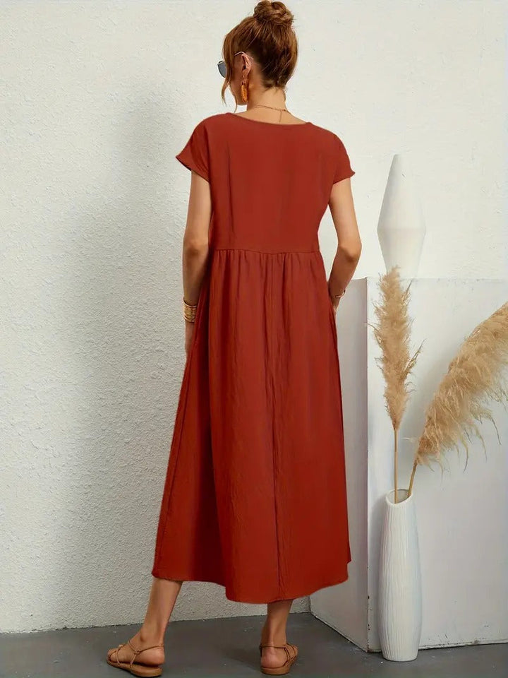 Stilla | Sommerkjole Med Solid Taske