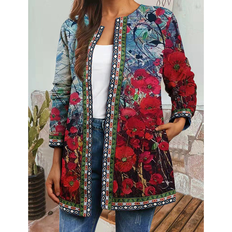 Stilla | Blazer med blomsterprint
