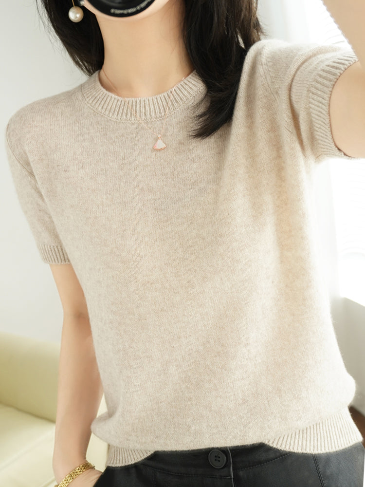 Stilla | Luxuriöser Rundhals Pullover Aus Weichem Kaschmir Für Damen
