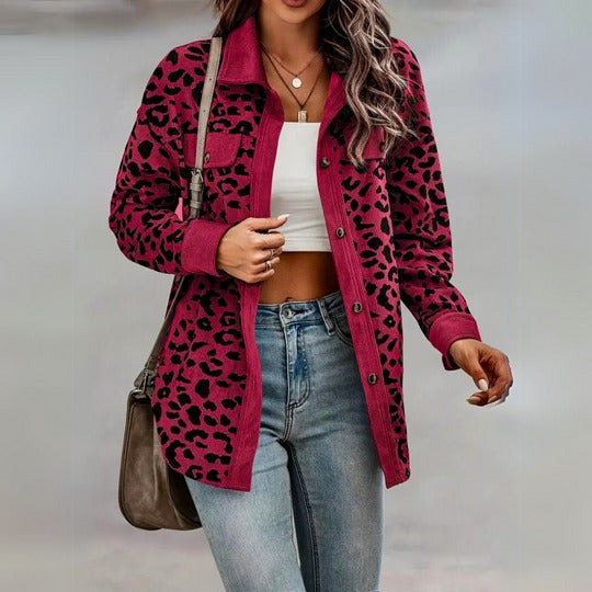 Stilla | Jakke Med Leopardskrift Rianne Chic
