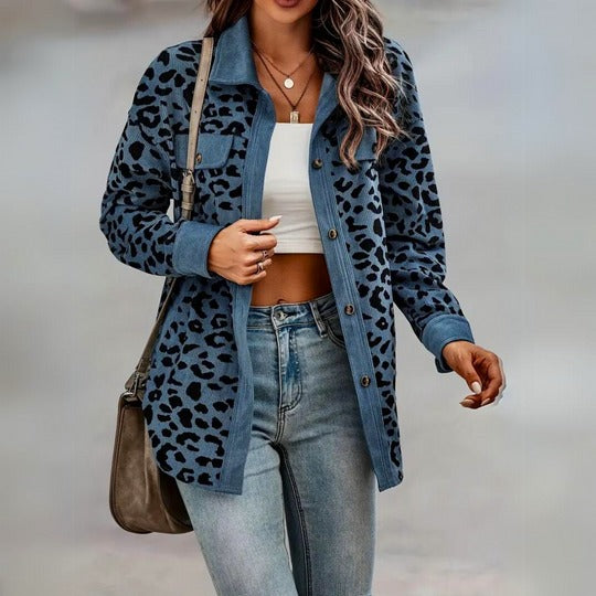 Stilla | Jakke Med Leopardskrift Rianne Chic