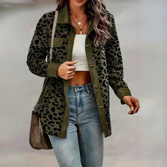 Stilla | Jakke Med Leopardskrift Rianne Chic