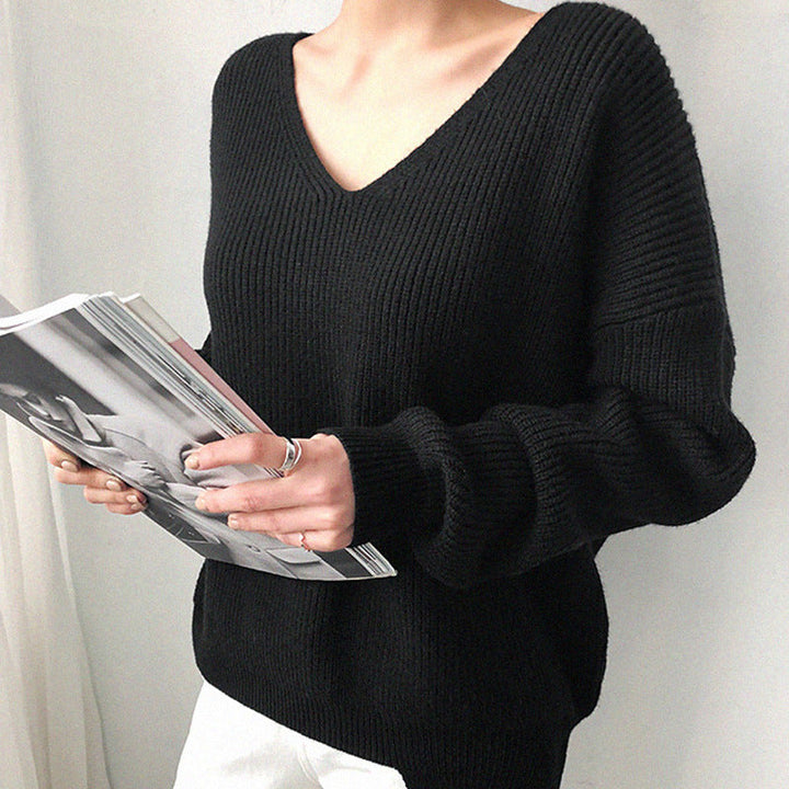Stilla | Elegant damepullover med V-udskæring Caliente