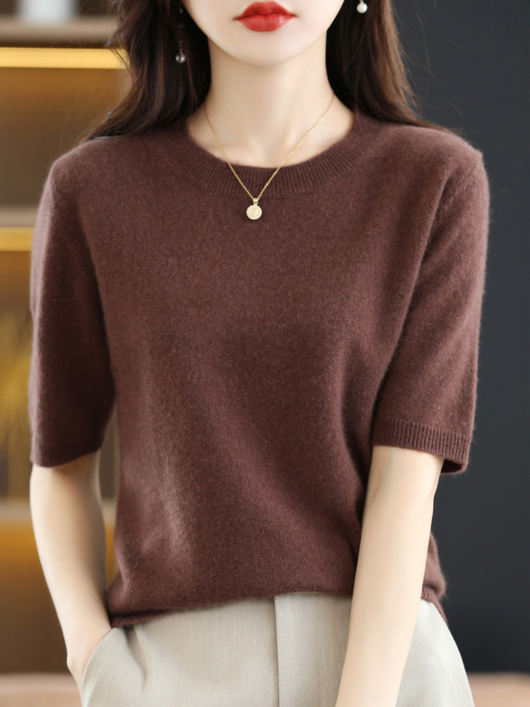 Stilla | Luxuriöser Rundhals Pullover Aus Weichem Kaschmir Für Damen