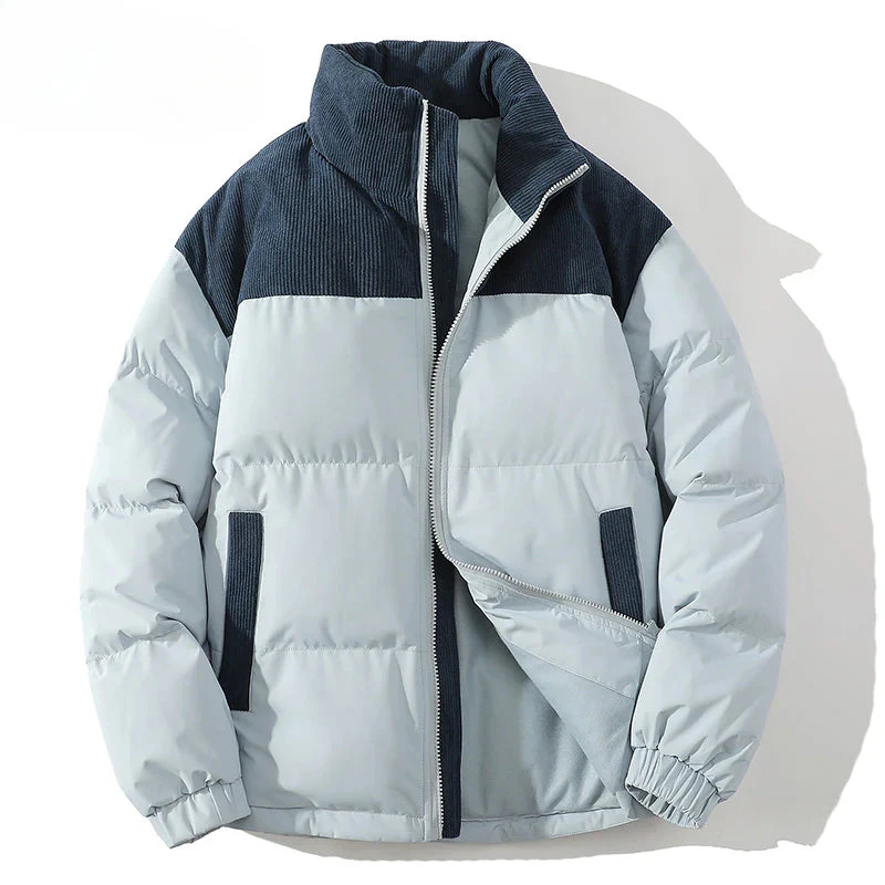 Stilla | Pufferjakke Polyester Quiltet Foder Ribbet Cord Stykke Elastiske Mansjetter