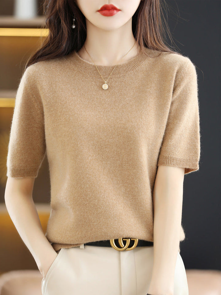 Stilla | Luxuriöser Rundhals Pullover Aus Weichem Kaschmir Für Damen