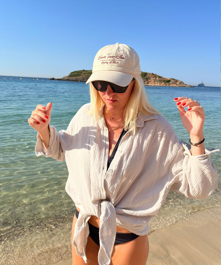 Stilla | Let Musselin Bluse Beige