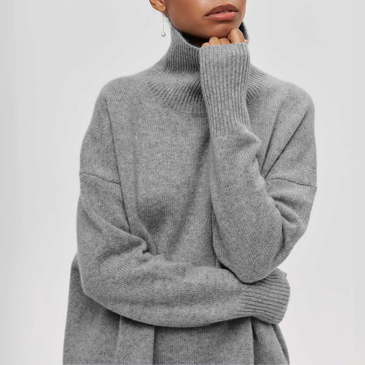 Stilla | Smart rullekravepullover i camel