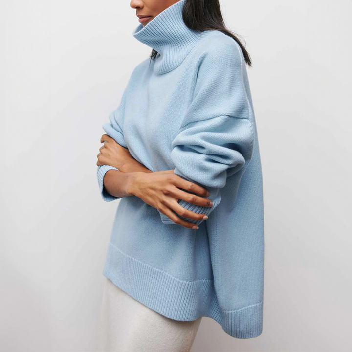 Stilla | Strik rullekravepullover