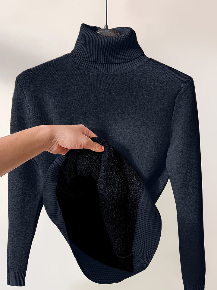 Stilla | Blød rullekravepullover til kolde dage