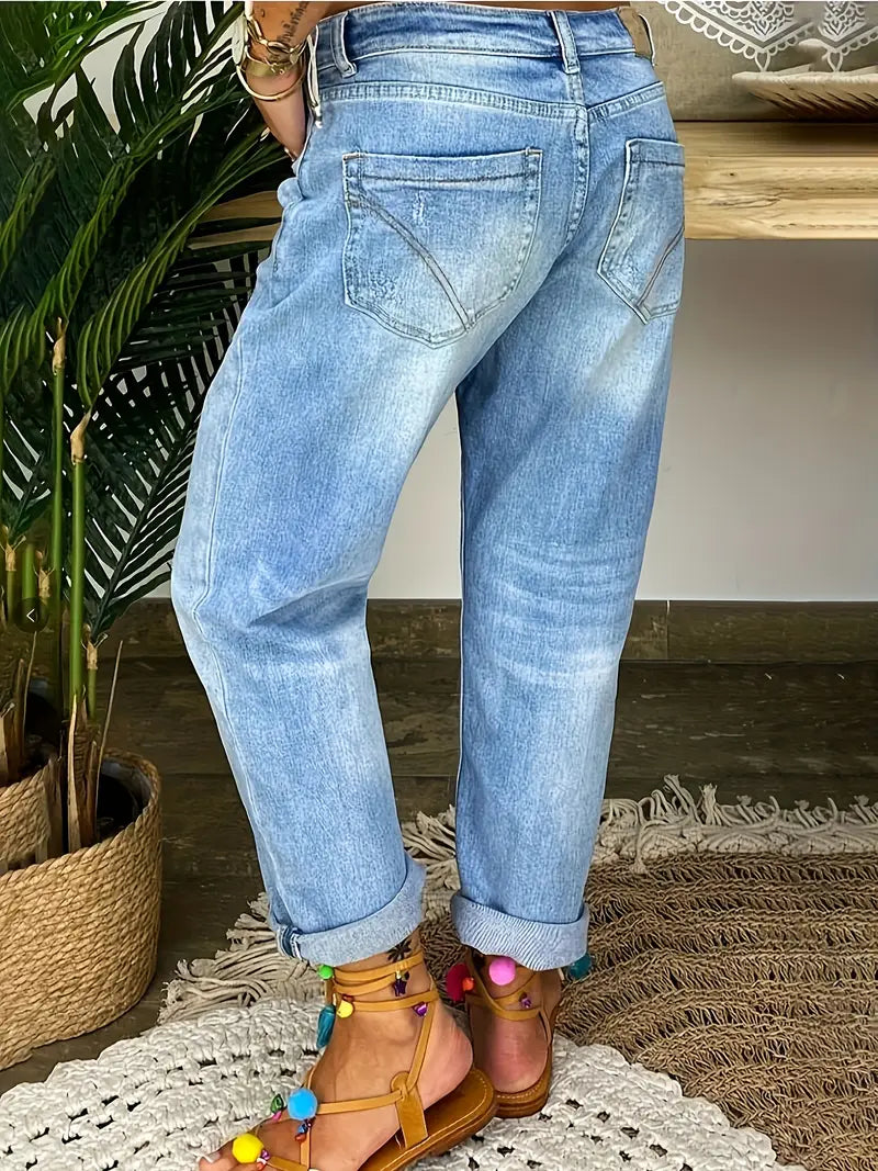 Stilla | Dame Jeans Af Boyfriend Typen Retro Stil
