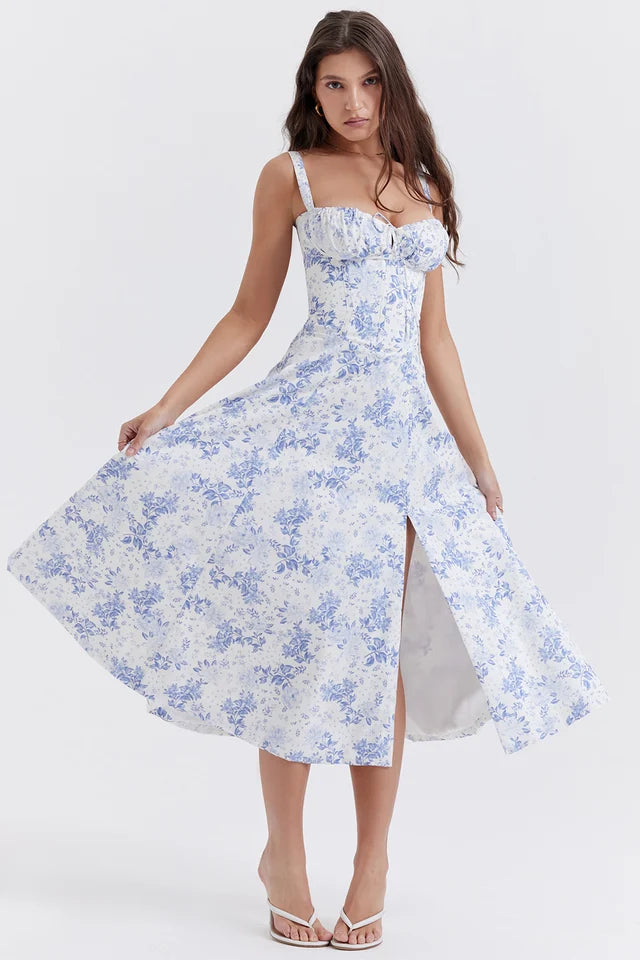 Stilla | Solskin Bustier Carmen Print