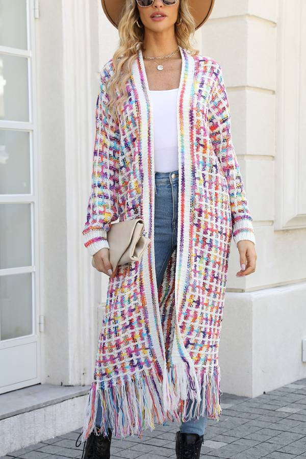 Stilla | Lang Fringing Cardigan