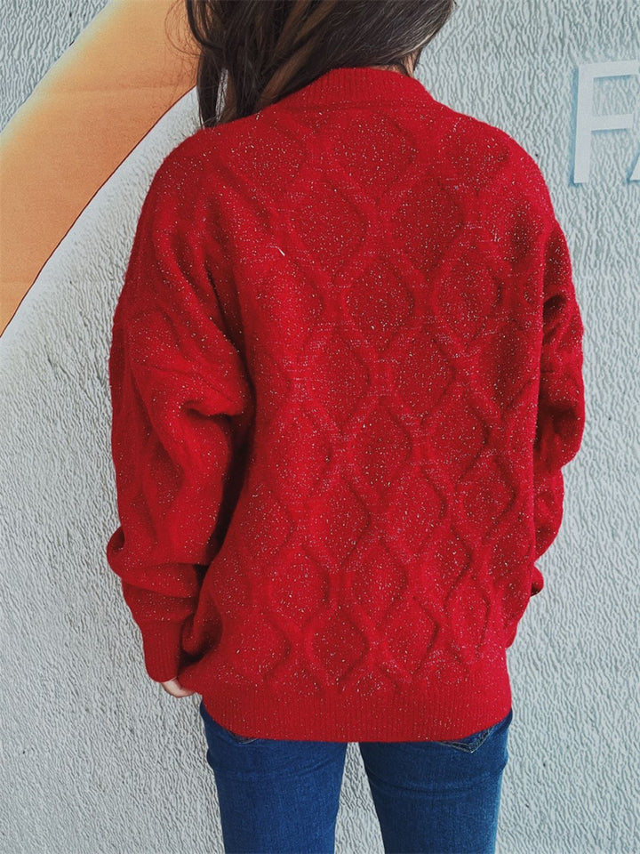 Stilla | Klassisk Pullover med Rund Halsudskæring og Lange Ærmer