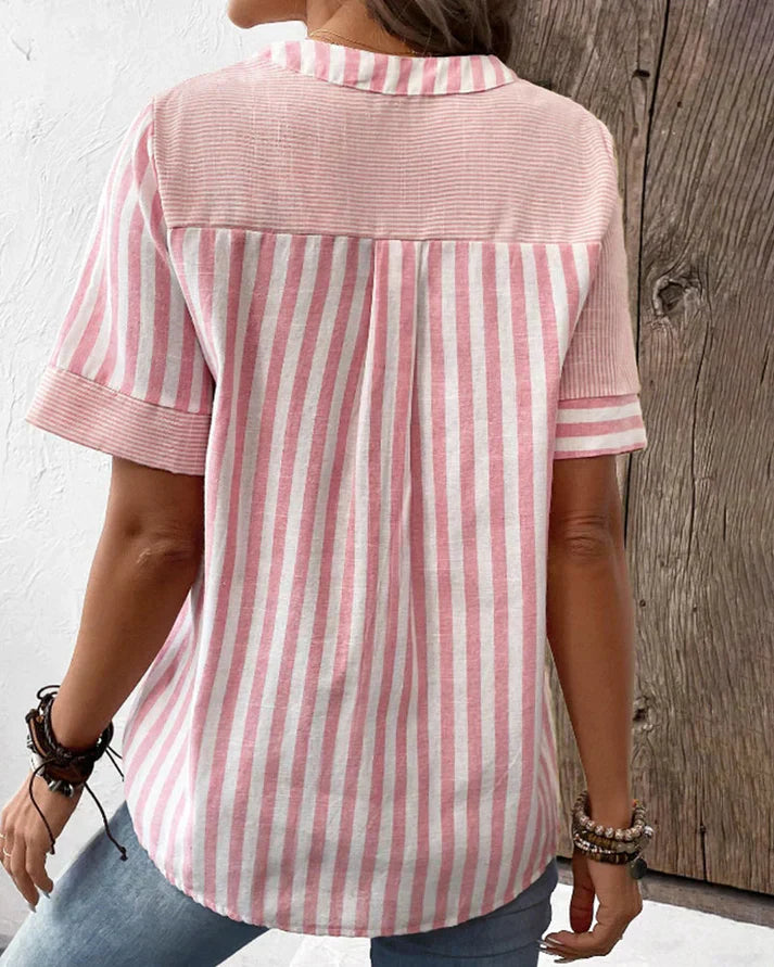 Stilla | Smart Bluse Bomuld