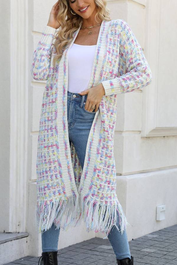 Stilla | Lang Fringing Cardigan