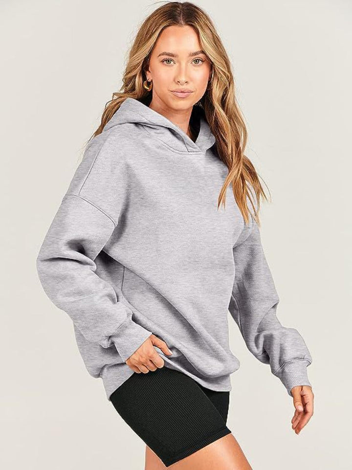 Stilla | Sweatshirt med lange ærmer og faldende skuldre