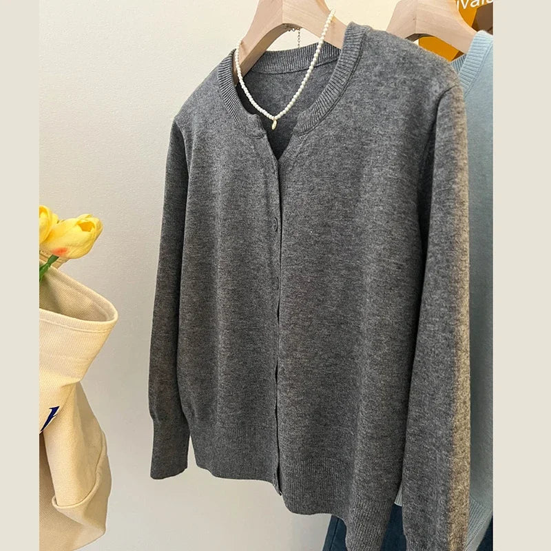 Stilla | Cozy Chunky Strik Uld Cardigan Trøje