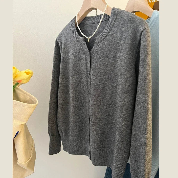 Stilla | Cozy Chunky Strik Uld Cardigan Trøje