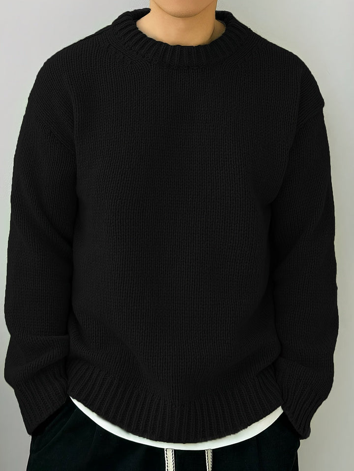 Stilla | Løs Pullover Med Lange Ærmer Og Rund Halsudskæring
