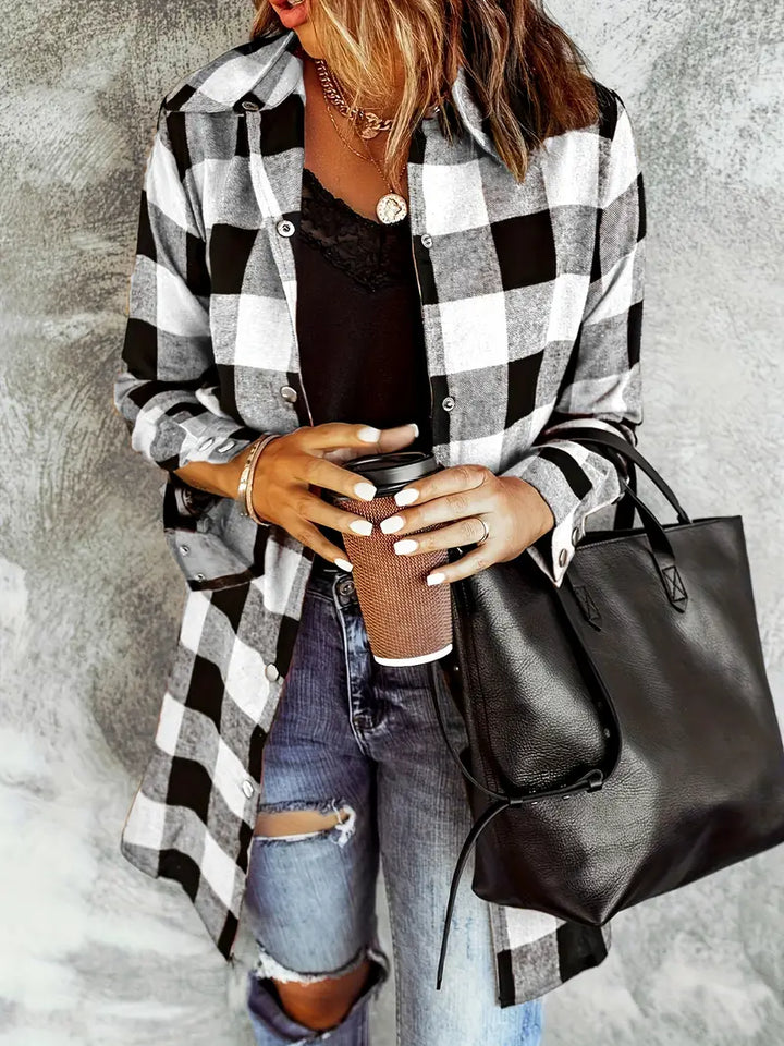 Stilla | Ternet Bluse Med Knapper Foran