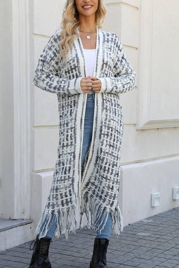 Stilla | Lang Fringing Cardigan