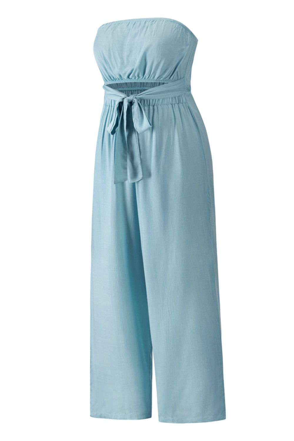 Stilla | Cutout Tube Wide Leg Jumpsuit