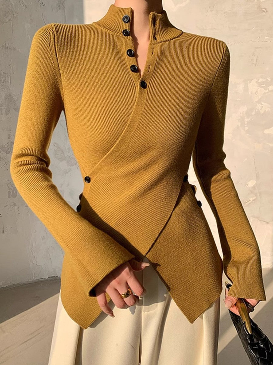 Stilla | Pullover i Uni Brun Til Kvinder