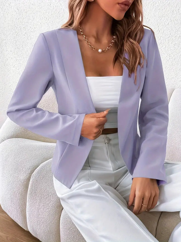 Stilla | Smart blazer med åbent forstykke til et professionelt look